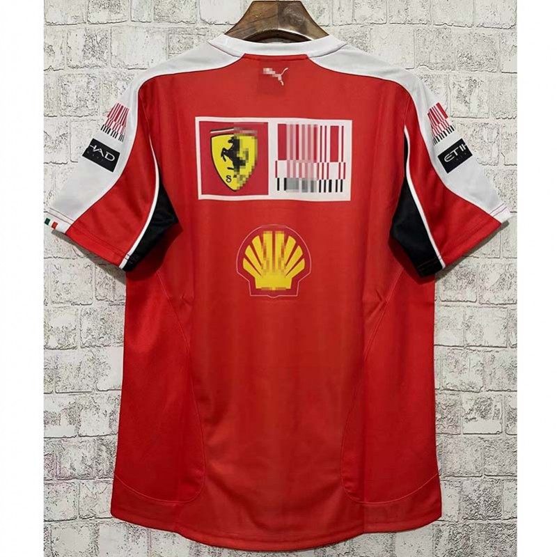 Camiseta Scuderia Ferrari F1 Racing Team Rojo Retro